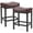 Brown, variant on Saddle Bar Stool Kitchen Stools, Sturdy Steel Frame,Gray