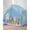 Medium Blue, variant on Kids Tent Indoor with Mat - Play Tents for Toddlers, Inside Tent for Girls Boys, Teepee Outdoor Playhouse Birthday Gifts Toys (Pink)
