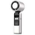 thumbnail image 1 of EIRZNGXQ Portable Handheld Fan, 3 IN 1 5000mAh Battery Operated Fans with LED Display Flashlight and Lanyard, USB Rechargeable Foldable Mini Fan for Travel Outdoor Home Office, 1 of 8