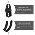 thumbnail image 6 of CRILSTYLEO 4pcs Garage Hanging Hooks for Garden Tools Black PVC Storage, 6 of 6