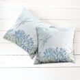 thumbnail image 2 of Ambesonne Dragonfly Throw Pillow Cover 2 Pack, Waterlilies Nature, 18", Blue Green, 2 of 6