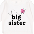 thumbnail image 3 of Inktastic Big Sister Butterfly Announcement Toddler Sweatshirt, 3 of 4