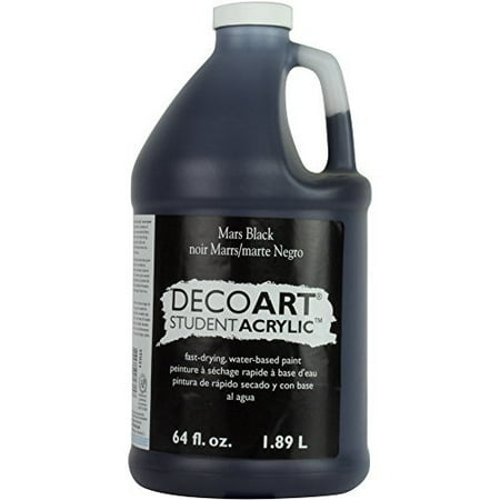 Deco Point - DECO ART STU2167 STUDENT ACRYLIC 1/2 GALLON MARS BLACK