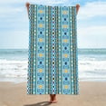 thumbnail image 3 of AUQ Beach Towels,150D Woven Fiber Beach Towels Oversized,Fresh and Airy Personalized Beach Towels for Kids,Style2,35"x71", 3 of 4