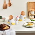 thumbnail image 5 of Clearance! Egg Cup Chicken/Ducks Egg Cup Funny Egg Cup Porcelain Comfortable Grip And Children Egg Cup For Family Friends, 5 of 8