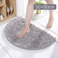 thumbnail image 2 of Carpet Category Carpet - Half Round Bathroom Rug with Non- Backing Soft Furry Comfort Thick Durable Large Bath Mat Machine Washable Reusable Quality, 2 of 8