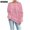 Pink, variant on QIYAGBSA Spring Fall Tops for Women's Off Shoulder Hoodless Sweatshirts Loose Lightweight Clothes Women Fall Casual Drawstring Pullover Sweatshirts(Orange,S)