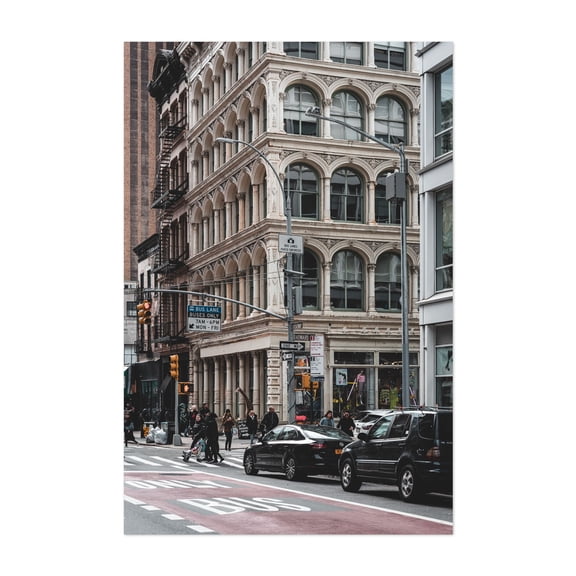 Broadway & Howard - Manhattan New York Photography Unframed Wall Art Print 5 x 7 inches