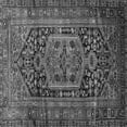 thumbnail image 1 of Ahgly Company Machine Washable Indoor Square Persian Gray Traditional Area Rugs, 5' Square, 1 of 1