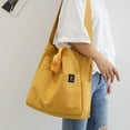 thumbnail image 3 of Large Canvas Tote Bag for Women Casual Crossbody Shoulder Purse Work Travel Tote Messenger Handbags, 3 of 6