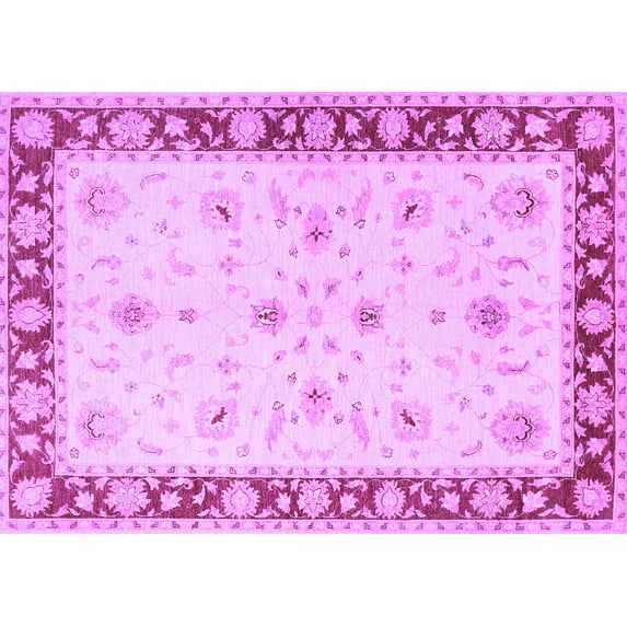 Ahgly Company Indoor Rectangle Persian Purple Traditional Area Rugs, 2' x 3'
