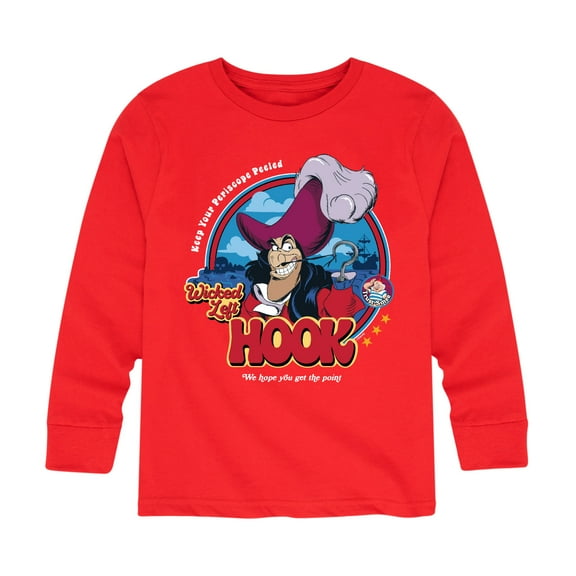Disney - Peter Pan - Keep Your Periscope Peeled - Wicked Left Hook - Toddler And Youth Long Sleeve Graphic T-Shirt