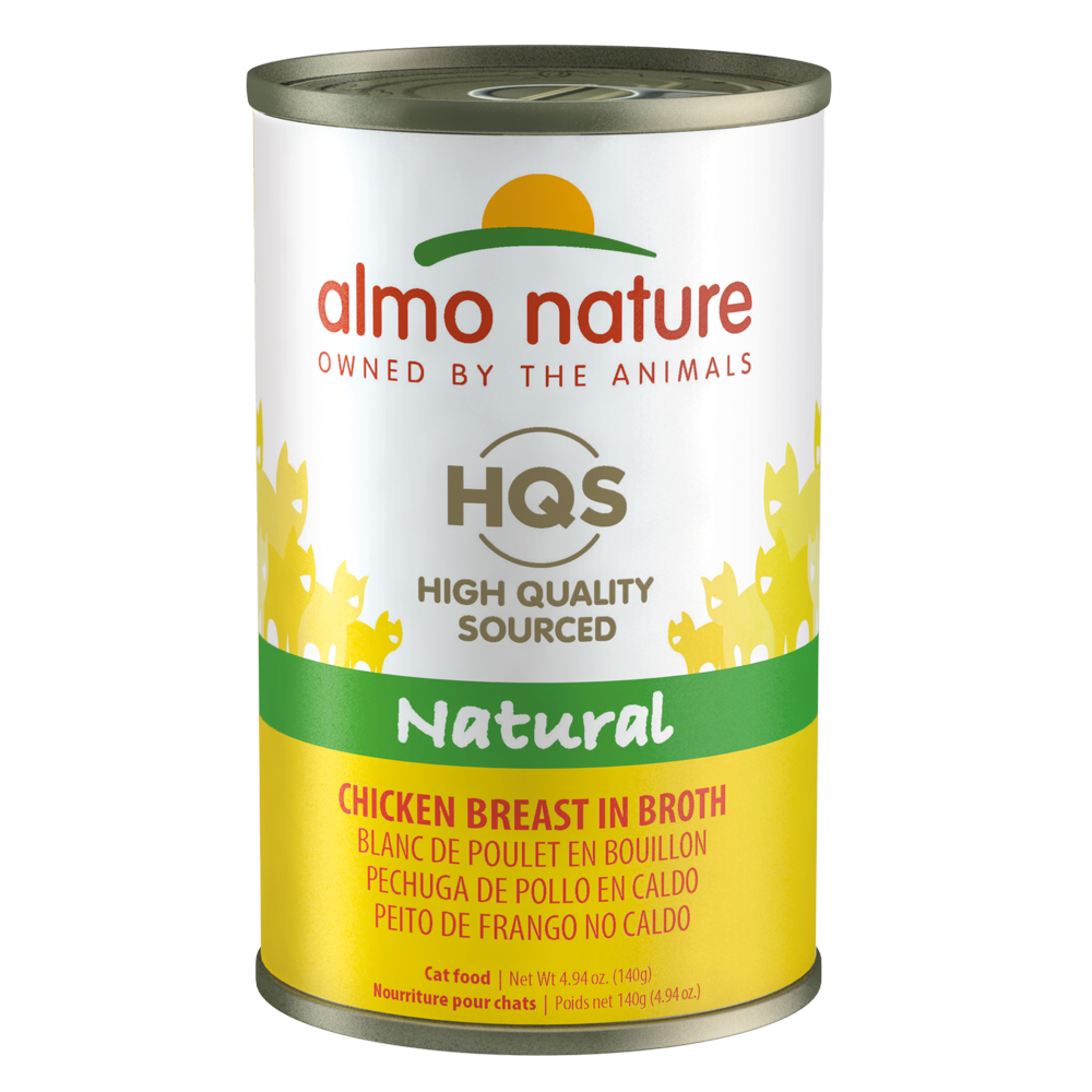 (24 Pack) Almo Nature HQS Natural Chicken Breast in broth Grain Free