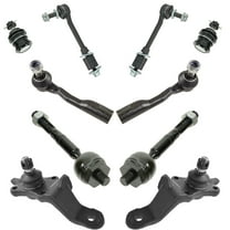 TRQ 10 pc Steering & Suspension Kit Ball Joints Tie Rods Sway Bar End Links New PSA59017 Fits select: 2001-2002 TOYOTA SEQUOIA