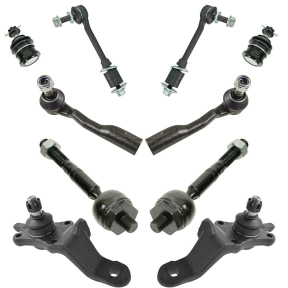TRQ 10 pc Steering & Suspension Kit Ball Joints Tie Rods Sway Bar End Links New PSA59017 Fits select: 2001-2002 TOYOTA SEQUOIA