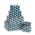 thumbnail image 3 of Set Of 2 Rectangle Geometric Pattern Decorative Boxes, 3 of 4