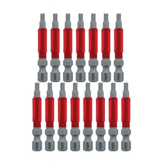 Wiha 76670 MaxxTor Impact Bit Hex 1/8" - 49mm - 15 Pack