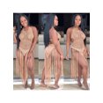 thumbnail image 2 of Women's Maxi Summer Swimsuit Bikini Beach Swimwear Cover up, Brown, One Size, 2 of 6