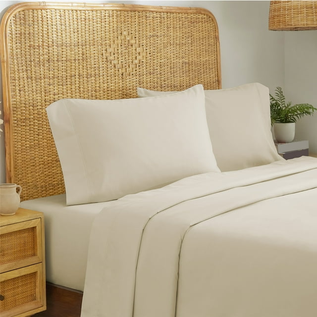 California Design Den - Luxury Sheets Bed 100% Cotton, 600 Thread Count, Deep Pocket, Snug Fit, Soft & Crisp Best Bedsheet Set with Sateen Weave