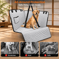 Pet Car Seat Cover, Light Gray, Standard - 54" Length, Waterproof ...