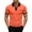 Orange, variant on Wrtxtat Quarter Zip Golf Shirts for Men Short Sleeve Contrast Color Pullover Tee Tops Lightweight Summer Workout Leisure Tee Shirts Yellow XXXL