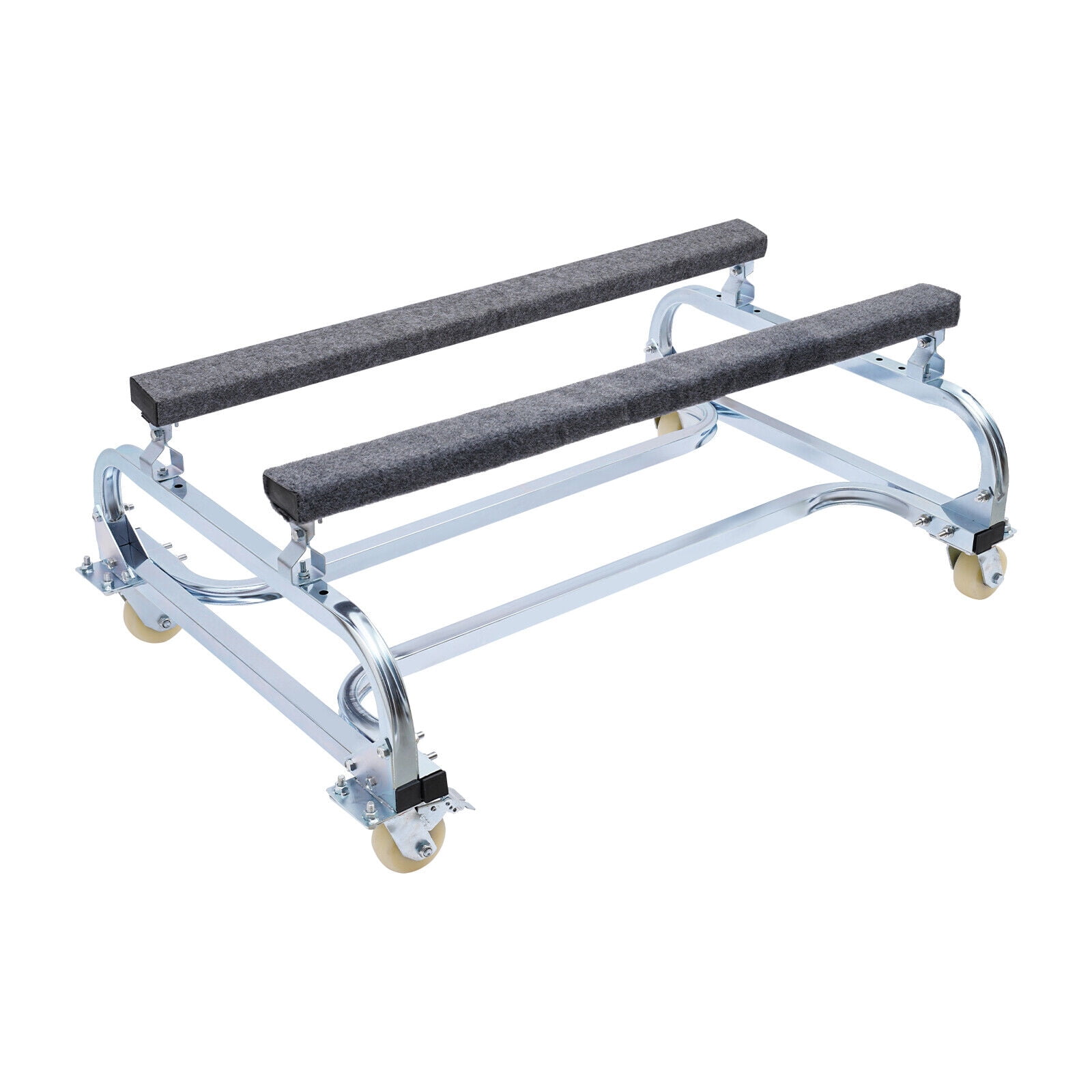 BY-18 Watercraft Cart 1000lb Capacity for jet skis, Inflatables Small Sailboat Trailer Silver Dock Slipway Cart
