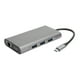 thumbnail image 1 of Z‑030 Estación de acoplamiento de concentrador tipo C 10 en 1 USB3.0/PD/HDMI/RJ45/VGA/Tarjeta de memoria/Adaptador de 3,5 mm, 1 of 8