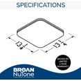 thumbnail image 5 of Broan-NuTone FG701 Universal CleanCover Bathroom Exhaust Upgrade Grille Cover, White Bath Fan, 5 of 8