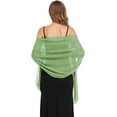 thumbnail image 6 of MAOYA Shawls and Wraps for Evening Dresses Sheer Chiffon Women Elegant Soft Silky Wraps Wedding Bridal Scarf, 6 of 6