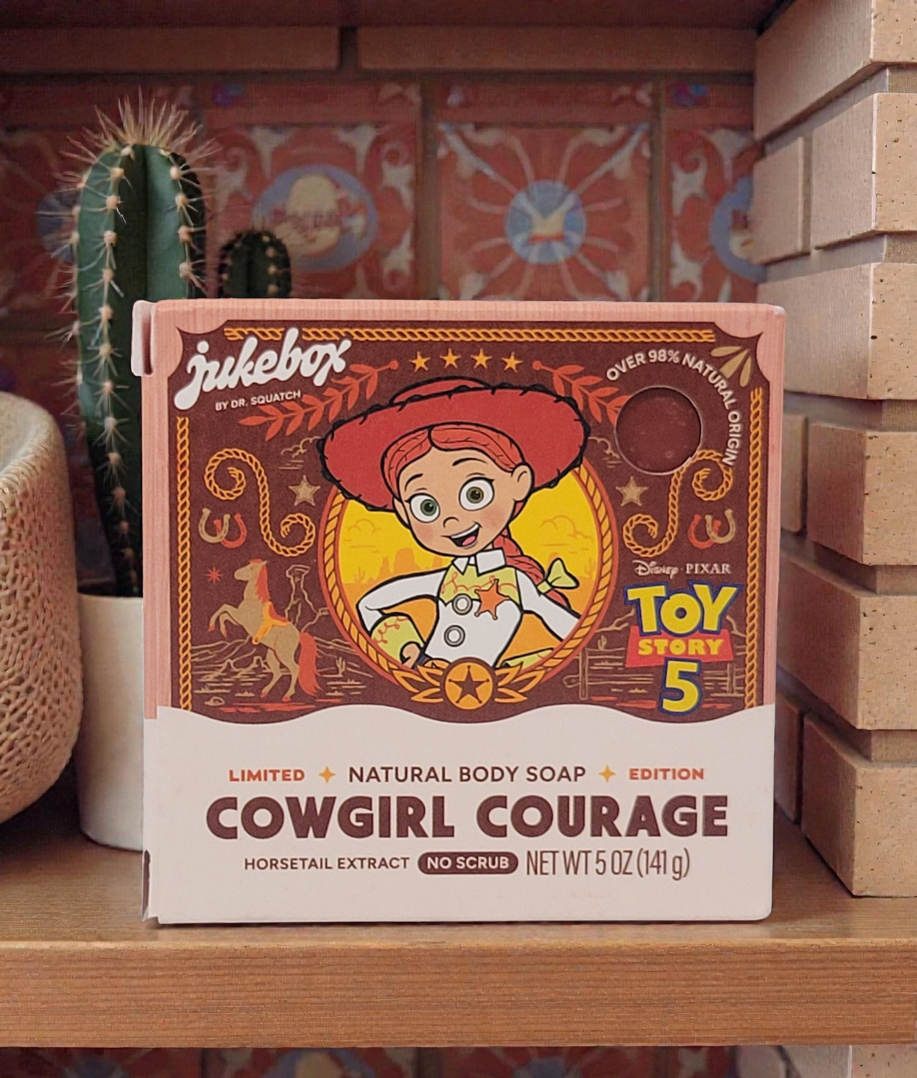 Limited Edition Dr. Squatch Toy Story 5 Jesse Cowgirl Courage Bar Soap and Deodorant Set