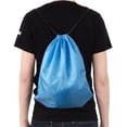 thumbnail image 5 of Cinch Bags Drawstring Backpack Not See-through Pull String Bag-Football Pattern, 5 of 6