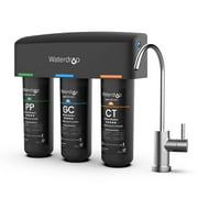 Waterdrop TSB 3-Stage High Capacity Under Sink Water Filter, with Dedicated Faucet, NSF/ANSI 42 Certified Element, USA Tech