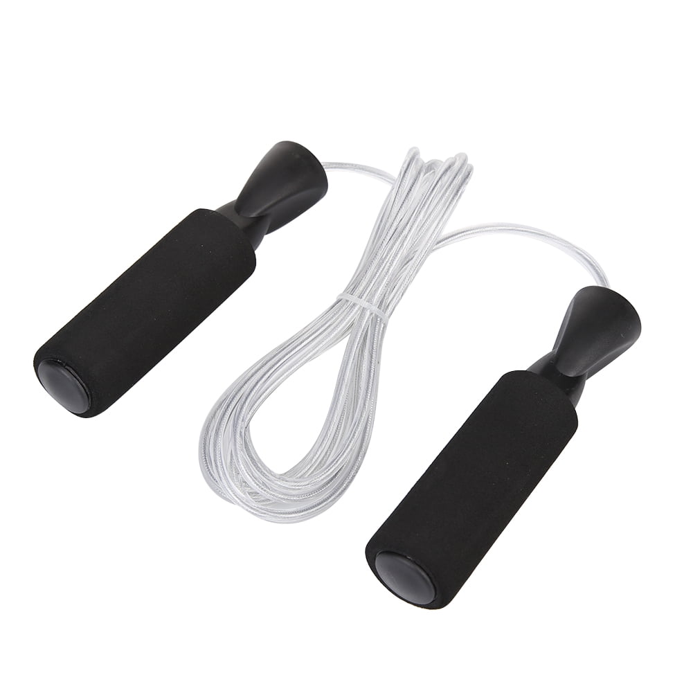 JINTONG Jump Rope Adjustable Unisex Home Gym Workout Rapid Speed Steel Wire Foam Handles for Speed Skipping Excercise Fitness Equipments 