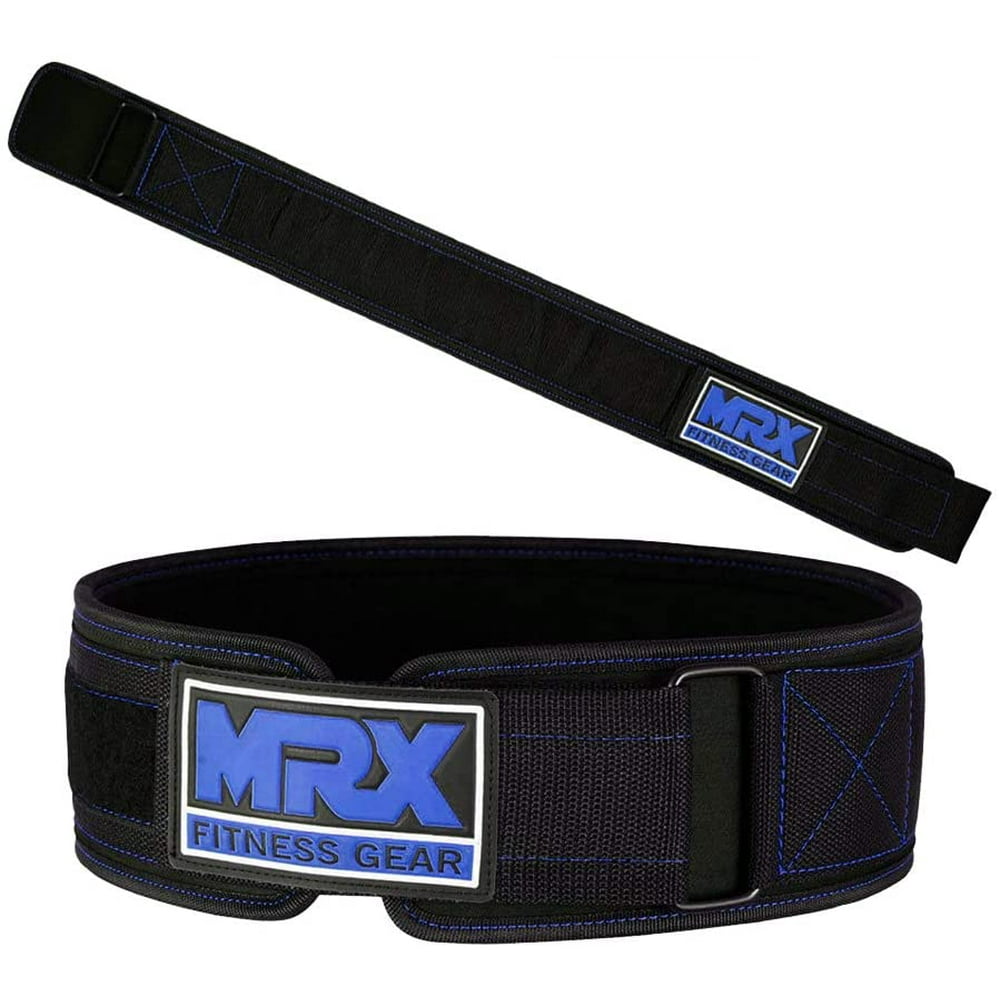MRX Weight Lifting Belt 4 Inches Wide 8mm Thick Padded Back Support