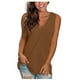 thumbnail image 1 of Camisa sin mangas con cuello en V para mujer para el verano: top informal oversize, poliéster/spandex, moda playera, tallas S-XXXXXL., 1 of 3