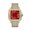 Red, variant on 16.75CT Stylish Hip Hop Iced Out VVS Moissanite Automatic Watch, Collection of 2882 D Color Moissanite Stones , Yellow Strap, Passes Diamond Tester