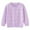 Purple, variant on Spazoro Toddler Girls Sweaters, Solid Color Button Down Cotton Fall Winter Long Sleeve Cardigan for Child Girls Pink Size 3 T