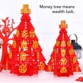 thumbnail image 3 of Adorno para árbol de riqueza ANGGREK Tela No Tejida Año Nuevo Chino, 3 of 7