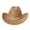 Camel, variant on Western Cowgirl Hat for Women Fedora Wide Brim Rhinestone Cowboy Hat