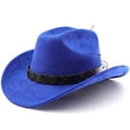 thumbnail image 2 of Western Frontier Accessory Curved Brim Cowboy Hat Designed for Outdoor Adventure and Everyday Travel, 2 of 3