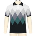 thumbnail image 5 of IROINNID Men's Casual Hawaiian Style Print Short Sleeve Comfy Blouse, 5 of 9