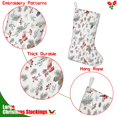 thumbnail image 5 of Christmas Stockings,White Christmas Bird and Pine Pattern Stockings Christmas,14.8'' Xmas Stockings,Christmas Party Favors,Christmas Party Decorations,Christmas Stockings Personalized, 5 of 5