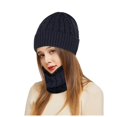 thumbnail image 3 of kaondbfi Outdoor Travel Essentials Accessories Beanie Hats for Women and Men Winter Plus Velvet Thickened Earmuffs Hat and Scarf 2-Pieces, 3 of 9