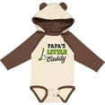thumbnail image 3 of Inktastic Papa's Little Caddy with Golf Club and Ball Boys or Girls Long Sleeve Baby Bodysuit, 3 of 5