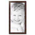thumbnail image 2 of ArtToFrames 17" x 35" Honors Mahogany Picture Frame, 17x35 inch Brown Wood Poster Frame (WOM-5155), 2 of 7