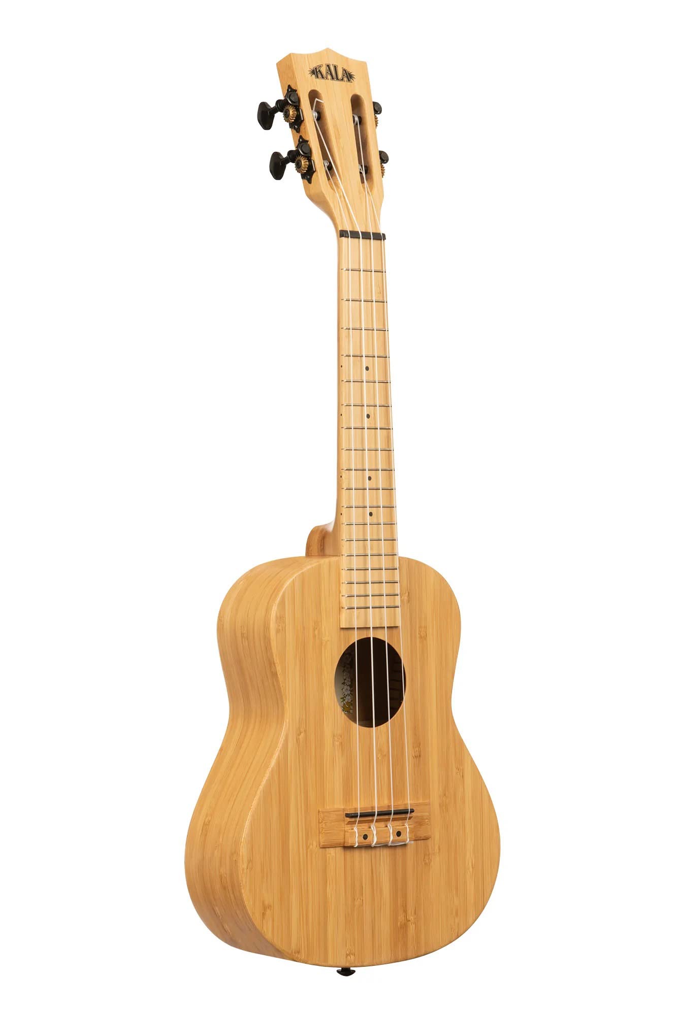 Kala KA-BMB-C Bamboo Concert Ukulele Bundle with Gig Bag, Tuner, Austin Bazaar Instructional DVD, and Polishing Cloth
