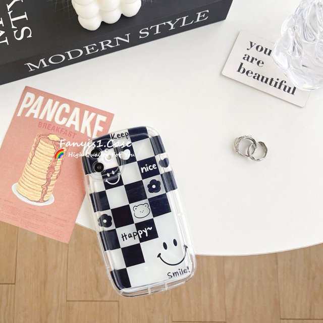 Carcasa Compatible Para Samsung A14 A13 A12 A04S A03S A52 A51 A71 A34 A50 A50S A02s A22 A32 A23 A54 A11 Funda Para Teléfono Smile Ilustración Creatividad TPU Cubierta Trasera Gao Jiahui unisex
