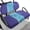 Sea Turtle Print, variant on Pzuqiu 2-Piece Colorful Sea Turtle Golf Cart Seat Covers - Breathable Washable Universal Fit for Most 2-Seater Golf Carts