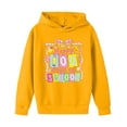 thumbnail image 6 of oqasdz Girls Sweatshirt 100 Days of School Cute Graphic Hooded Sweatshirt Athletic Playwear Long Sleeve Pullover Loose Fit Casual Outwear, 6 of 6