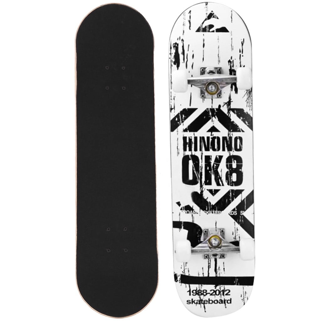 Ready to ride New Skateboards Skateboard Top Stained BLACK 31.5in Skateboards 